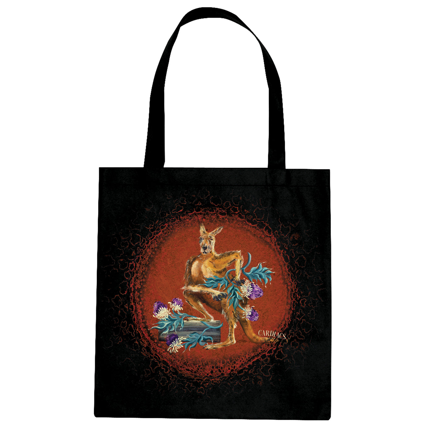LSD: LYSERGIC MARSUPIAL: Tote Bag, black: PRE-ORDER