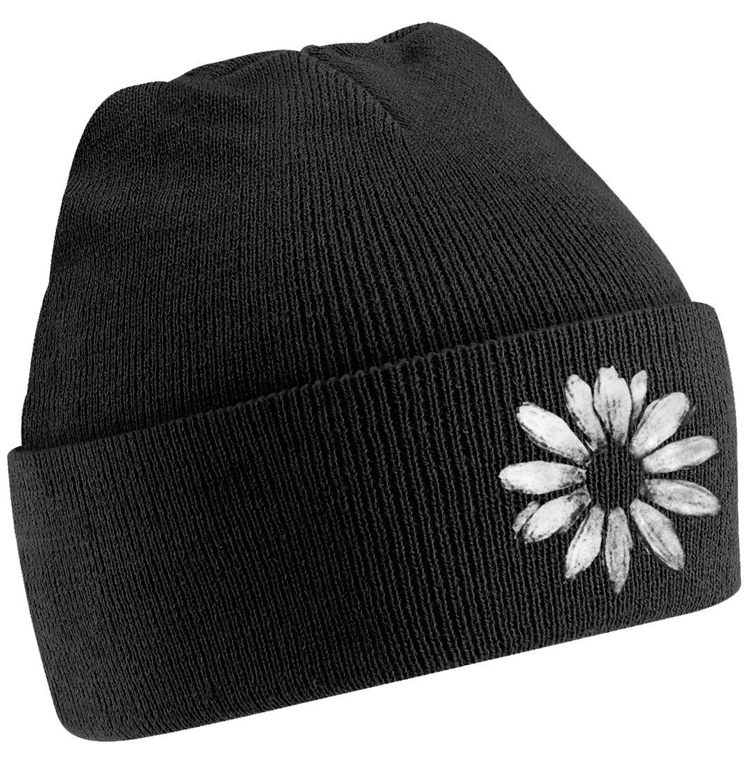 Daisy Beanie, black