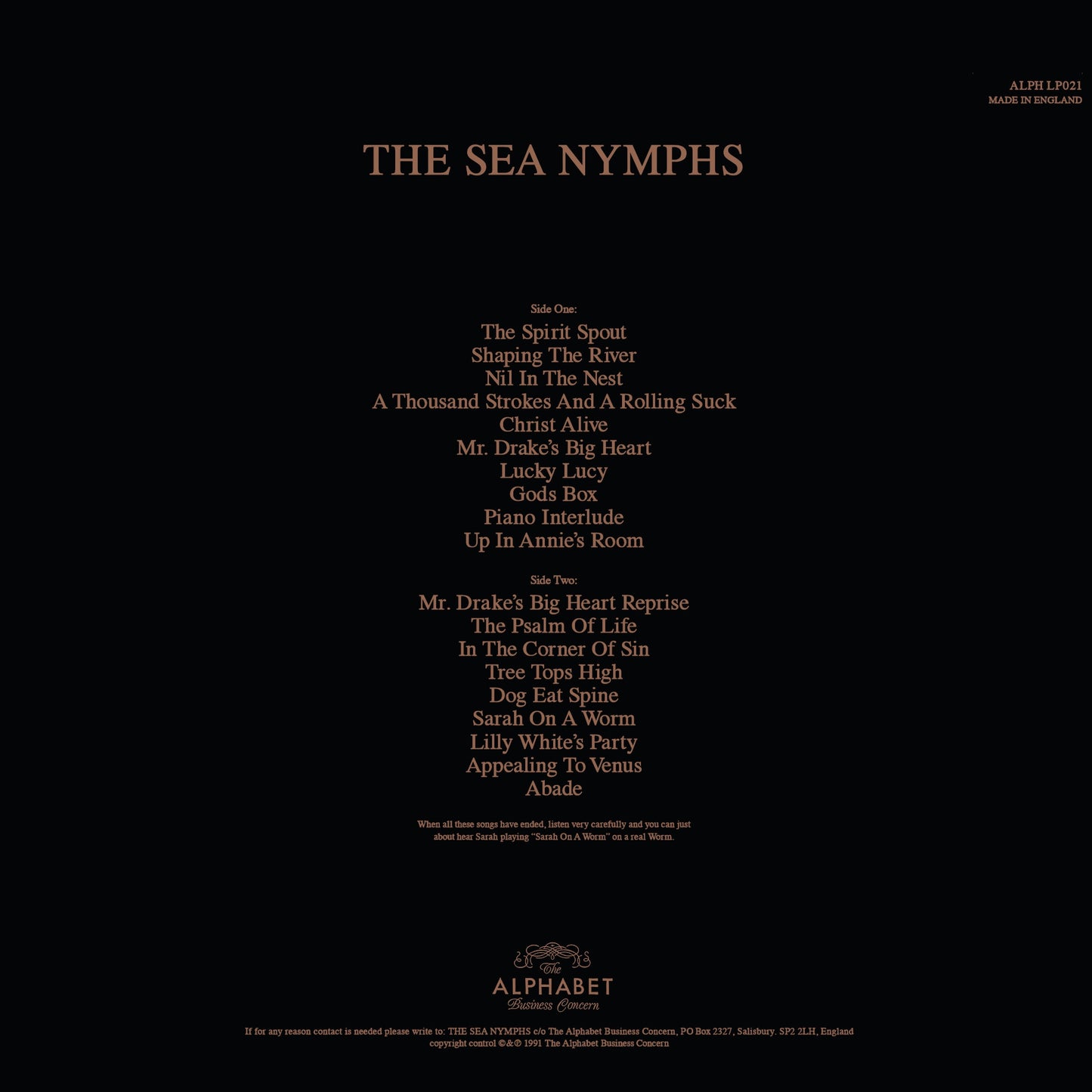 The Sea Nymphs: The Sea Nymphs: LP