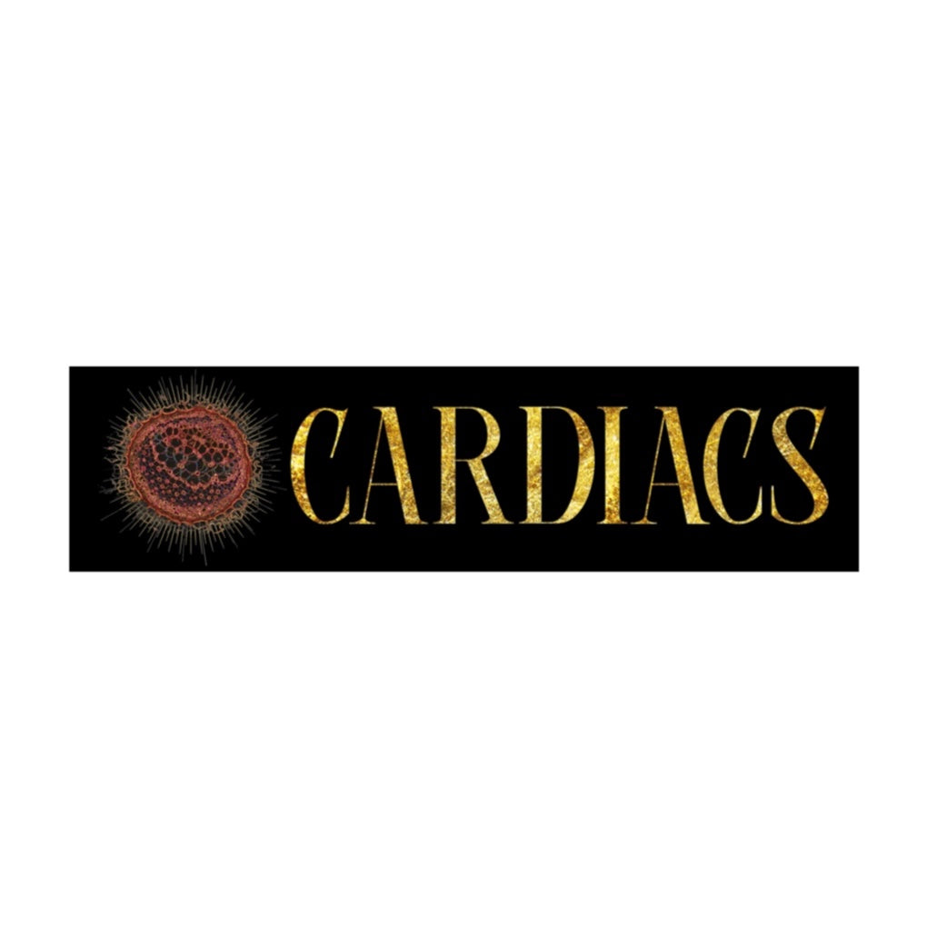 CARDIACS: 2026 LOGO WINDOW STICKER