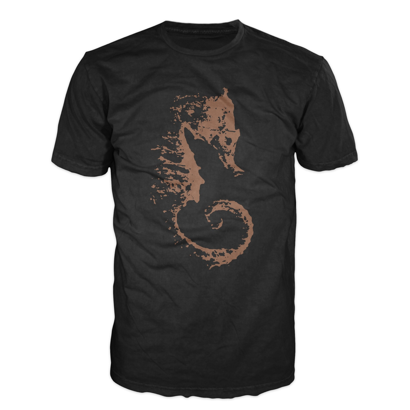 The Sea Nymphs, Seahorse T-shirt, black