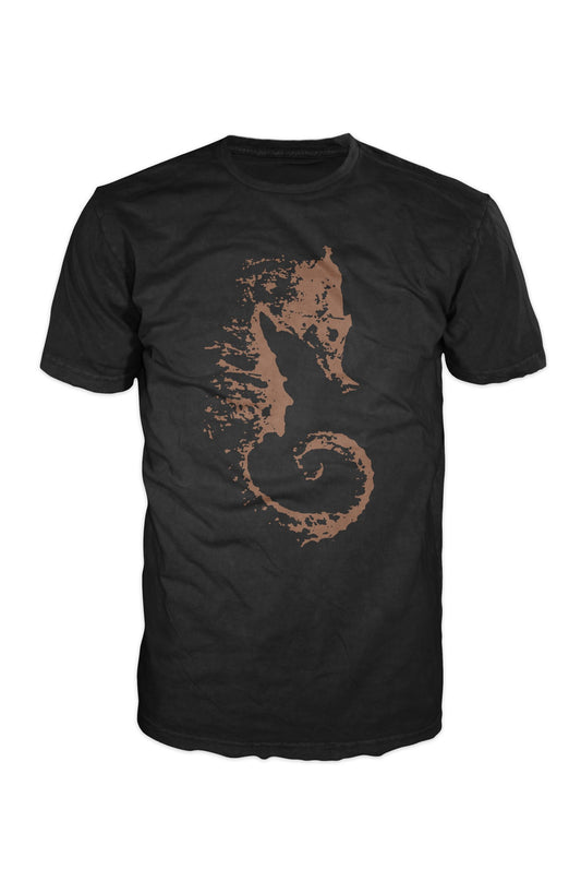 The Sea Nymphs, Seahorse T-shirt, black