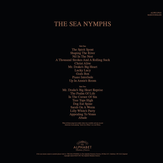 The Sea Nymphs: The Sea Nymphs: Black Vinyl Gatefold LP